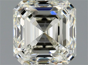 Picture of Natural Diamond 1.01 Carats, Asscher with  Cut, K Color, SI1 Clarity and Certified by GIA