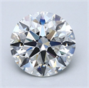 Diamante Natural 2.53 quilates, Redondo , Color F, claridad SI2 y certificado GIA