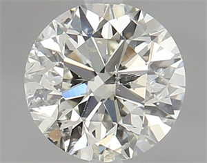 Foto Diamante Natural 0.90 quilates, Redondo , Color G, claridad SI2 y certificado HRD de