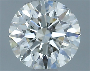 Foto Diamante Natural 0.59 quilates, Redondo , Color H, claridad SI2 y certificado IGI de