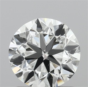 Picture of Natural Diamond 0.90 Carats, Round with Very Good Cut, F Color, VS1 Clarity and Certified by IGI