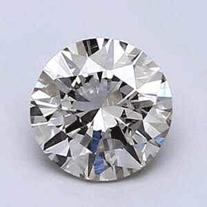 Picture of 0.53 Carats natural Round Diamond with Very Good Cut, K VS1, Certified by CGL