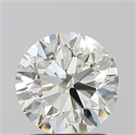 Natural Diamond 1.50 Carats, Round with Excellent Cut, K Color, SI2 Clarity and Certified by GIA