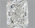 Natural Diamond 1.70 Carats, Radiant with  Cut, I Color, I1 Clarity and Certified by GIA