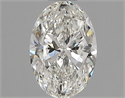 Natural Diamond 0.62 Carats, Oval with  Cut, J Color, VS2 Clarity and Certified by GIA
