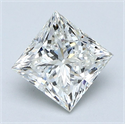Diamante Natural 1.52 quilates, Princesa , Color I, claridad VVS2 y certificado GIA