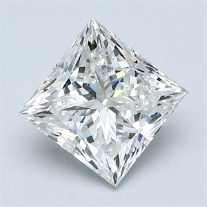 Foto Diamante Natural 1.52 quilates, Princesa , Color I, claridad VVS2 y certificado GIA de