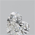 Natural Diamond 0.50 Carats, Heart with  Cut, H Color, VS1 Clarity and Certified by GIA
