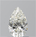 Natural Diamond 0.75 Carats, Pear with  Cut, J Color, VS2 Clarity and Certified by GIA