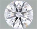 Lab Grown Diamond 1.01 Carats, Round with Ideal Cut, D Color, VVS2 Clarity and Certified by IGI