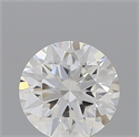 Natural Diamond 0.43 Carats, Round with Excellent Cut, H Color, VVS1 Clarity and Certified by GIA