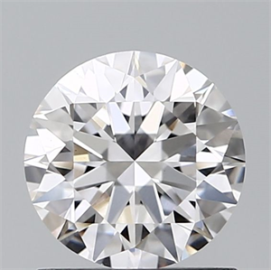 Picture of Lab Grown Diamond 1.03 Carats, Round with Ideal Cut, D Color, VVS2 Clarity and Certified by IGI