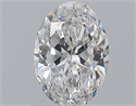 Diamante Natural 0.72 quilates, Ovalado , Color D, claridad VVS2 y certificado GIA