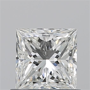 Picture of Natural Diamond 0.70 Carats, Princess with  Cut, H Color, VVS1 Clarity and Certified by GIA