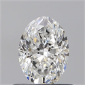 Diamante Natural 0.62 quilates, Ovalado , Color E, claridad VS1 y certificado GIA
