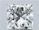 Natural Diamond 1.01 Carats, Princess with  Cut, I Color, VVS2 Clarity and Certified by GIA