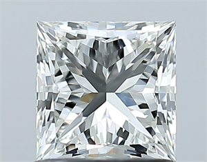 Picture of Natural Diamond 1.01 Carats, Princess with  Cut, I Color, VVS2 Clarity and Certified by GIA