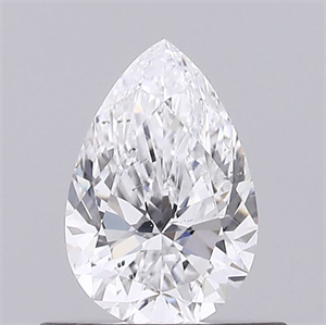 Foto Diamante Natural 0.51 quilates, De pera , Color D, claridad SI2 y certificado GIA de