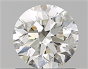 Natural Diamond 1.00 Carats, Round with Excellent Cut, J Color, SI1 Clarity and Certified by GIA