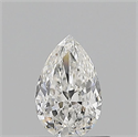 Diamante Natural 0.50 quilates, De pera , Color G, claridad VS1 y certificado GIA