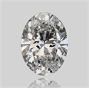 Natural Diamond 0.32 Carats, Oval with  Cut, D Color, SI2 Clarity and Certified by GIA