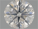 Natural Diamond 0.71 Carats, Round with Excellent Cut, G Color, I1 Clarity and Certified by GIA