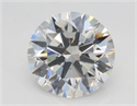 Lab Grown Diamond 2.04 Carats, Round with Excellent Cut, E Color, VS1 Clarity and Certified by GIA