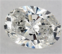 Natural Diamond 3.61 Carats, Oval with  Cut, G Color, SI1 Clarity and Certified by GIA