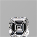 Natural Diamond 0.51 Carats, Asscher with  Cut, D Color, VVS1 Clarity and Certified by GIA