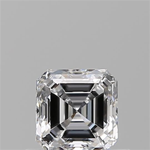 Picture of Natural Diamond 0.51 Carats, Asscher with  Cut, D Color, VVS1 Clarity and Certified by GIA