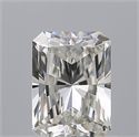 Natural Diamond 0.70 Carats, Radiant with  Cut, F Color, VVS1 Clarity and Certified by IGI