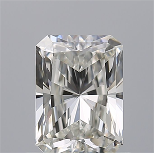 Picture of Natural Diamond 0.70 Carats, Radiant with  Cut, F Color, VVS1 Clarity and Certified by IGI