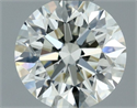 Natural Diamond 0.50 Carats, Round with Excellent Cut, I Color, VS1 Clarity and Certified by IGI