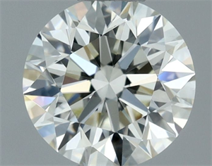 Picture of Natural Diamond 0.50 Carats, Round with Excellent Cut, I Color, VS1 Clarity and Certified by IGI