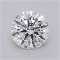 Lab Grown Diamond 1.25 Carats, Round with Ideal Cut, E Color, VS1 Clarity and Certified by IGI