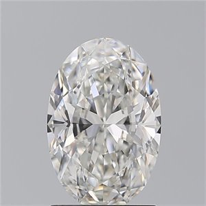 Picture of Natural Diamond 1.60 Carats, Oval with  Cut, G Color, VS2 Clarity and Certified by GIA