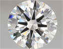 Lab Grown Diamond 7.06 Carats, Round with Ideal Cut, F Color, VVS2 Clarity and Certified by IGI