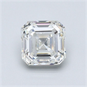 Diamante Natural 1.01 quilates, Asscher , Color I, claridad VS2 y certificado GIA
