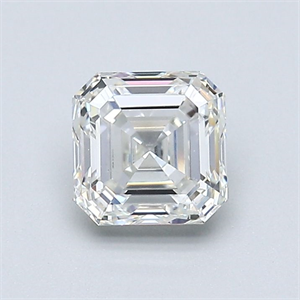 Foto Diamante Natural 1.01 quilates, Asscher , Color I, claridad VS2 y certificado GIA de