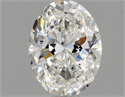 Natural Diamond 0.90 Carats, Oval with  Cut, E Color, VS2 Clarity and Certified by GIA