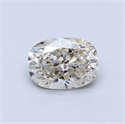 Diamante Natural 0.59 quilates, Del cojín , Color K, claridad SI2 y certificado GIA