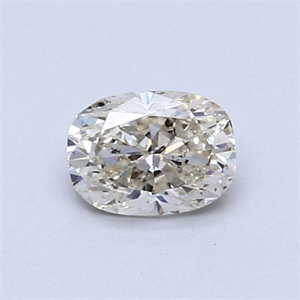 Foto Diamante Natural 0.59 quilates, Del cojín , Color K, claridad SI2 y certificado GIA de