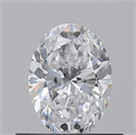 Diamante Natural 0.54 quilates, Ovalado , Color D, claridad VVS1 y certificado GIA