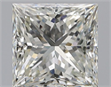Diamante Natural 2.20 quilates, Princesa , Color J, claridad VS2 y certificado GIA