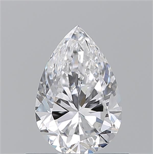 Picture of Natural Diamond 0.70 Carats, Pear with  Cut, D Color, VVS2 Clarity and Certified by GIA