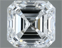 Natural Diamond 0.70 Carats, Asscher with  Cut, E Color, VS1 Clarity and Certified by GIA