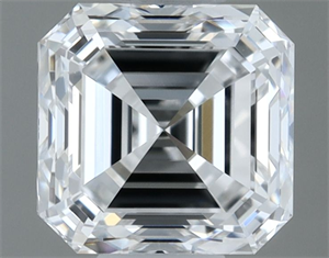 Picture of Natural Diamond 0.70 Carats, Asscher with  Cut, E Color, VS1 Clarity and Certified by GIA
