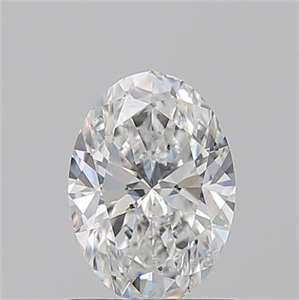Foto Diamante Natural 0.91 quilates, Ovalado , Color E, claridad SI2 y certificado GIA de
