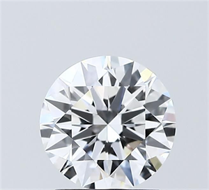 Picture of Lab Grown Diamond 1.50 Carats, Round with Ideal Cut, D Color, VVS2 Clarity and Certified by IGI