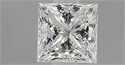 Natural Diamond 0.52 Carats, Princess with  Cut, K Color, VS2 Clarity and Certified by GIA